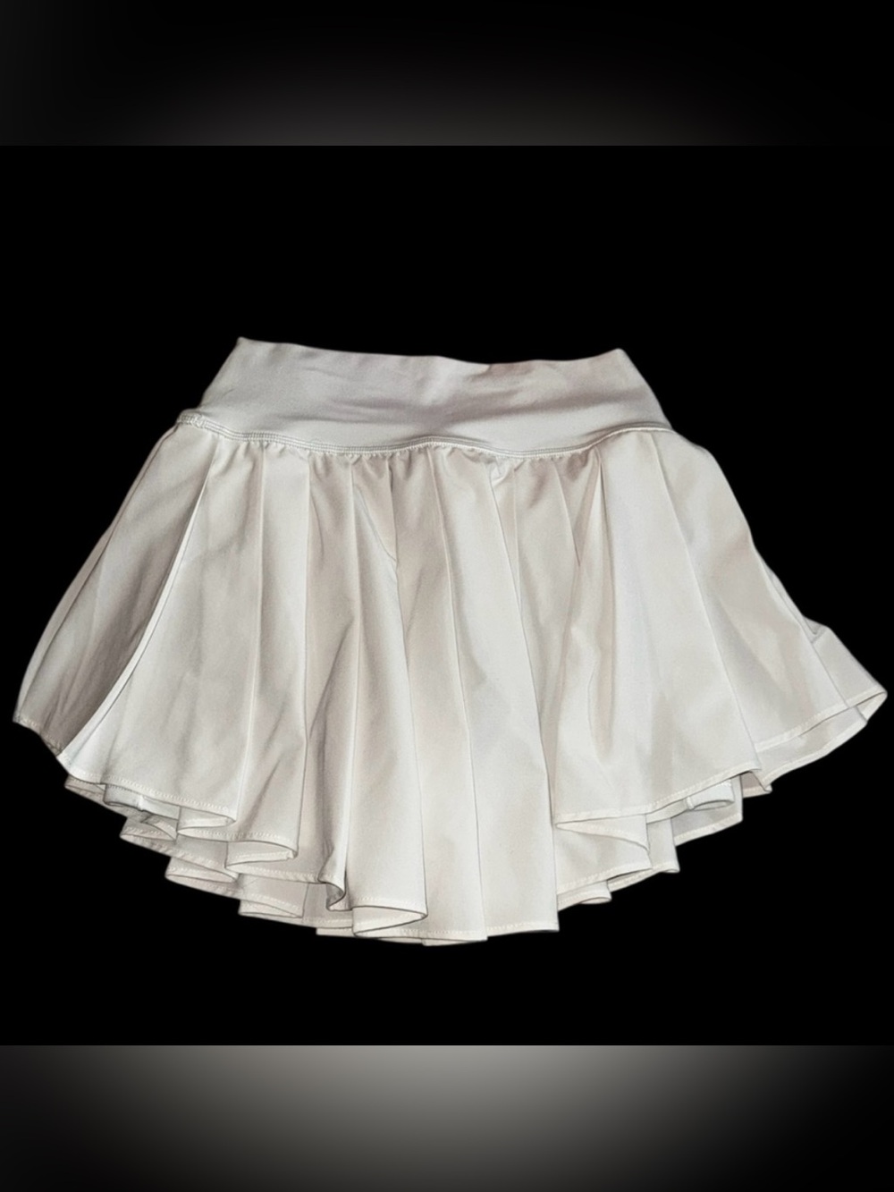 Aerie Offline Pleated White Tennis Skirt